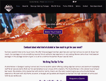 Tablet Screenshot of alcoholheroes.com